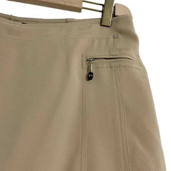 Jamie Sadock 12 Golf Skirt Skort Khaki Beige Tennis Pickle Ball - Picture 2 of 7
